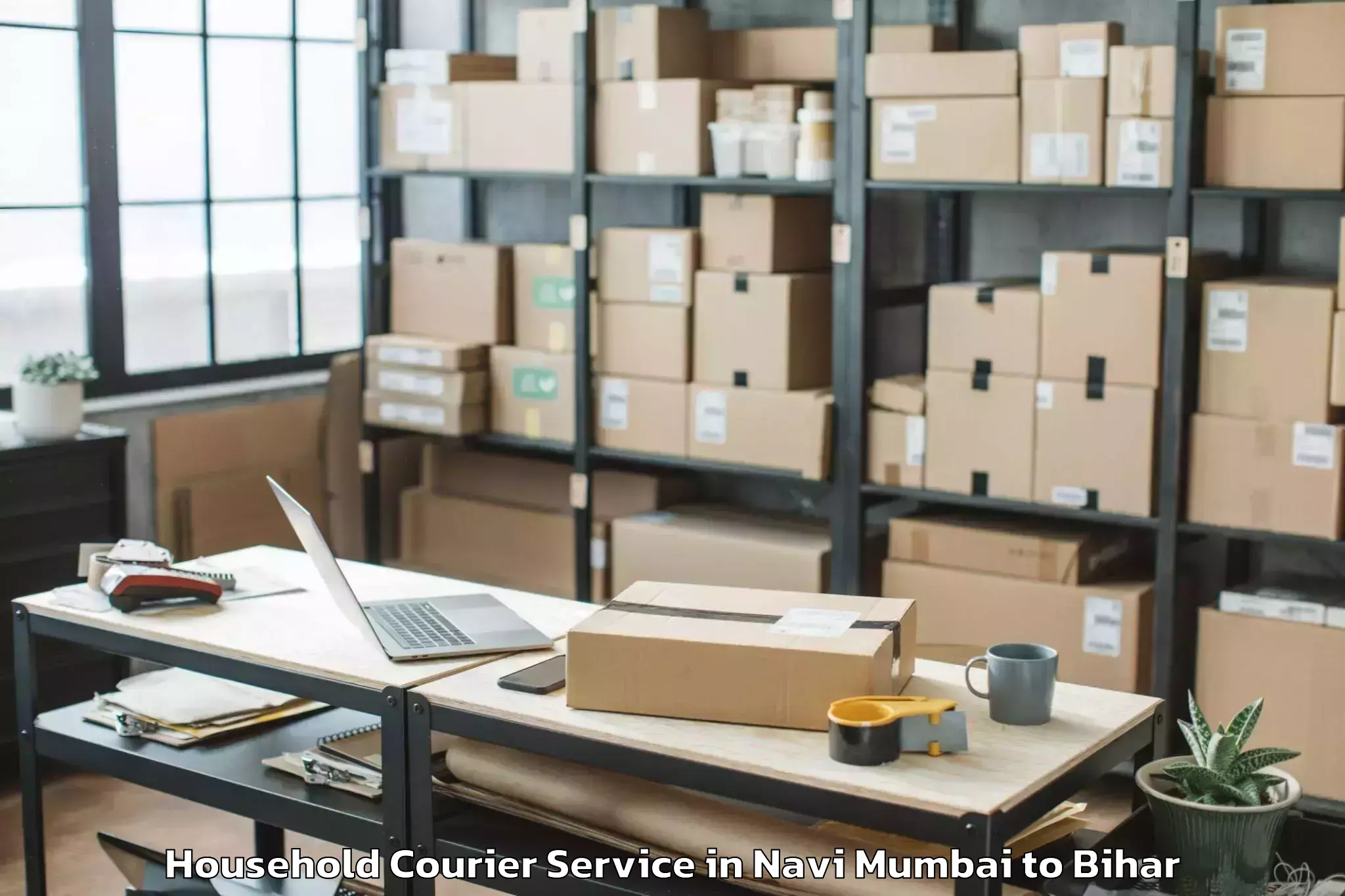 Navi Mumbai to Nasriganj Household Courier Booking